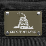 Milspin Get Off My Lawn Metal Morale Patch Morale Patch MilSpin 