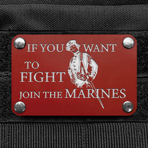 Milspin IF YOU WANT TO FIGHT Metal Morale Patch Morale Patch MilSpin 