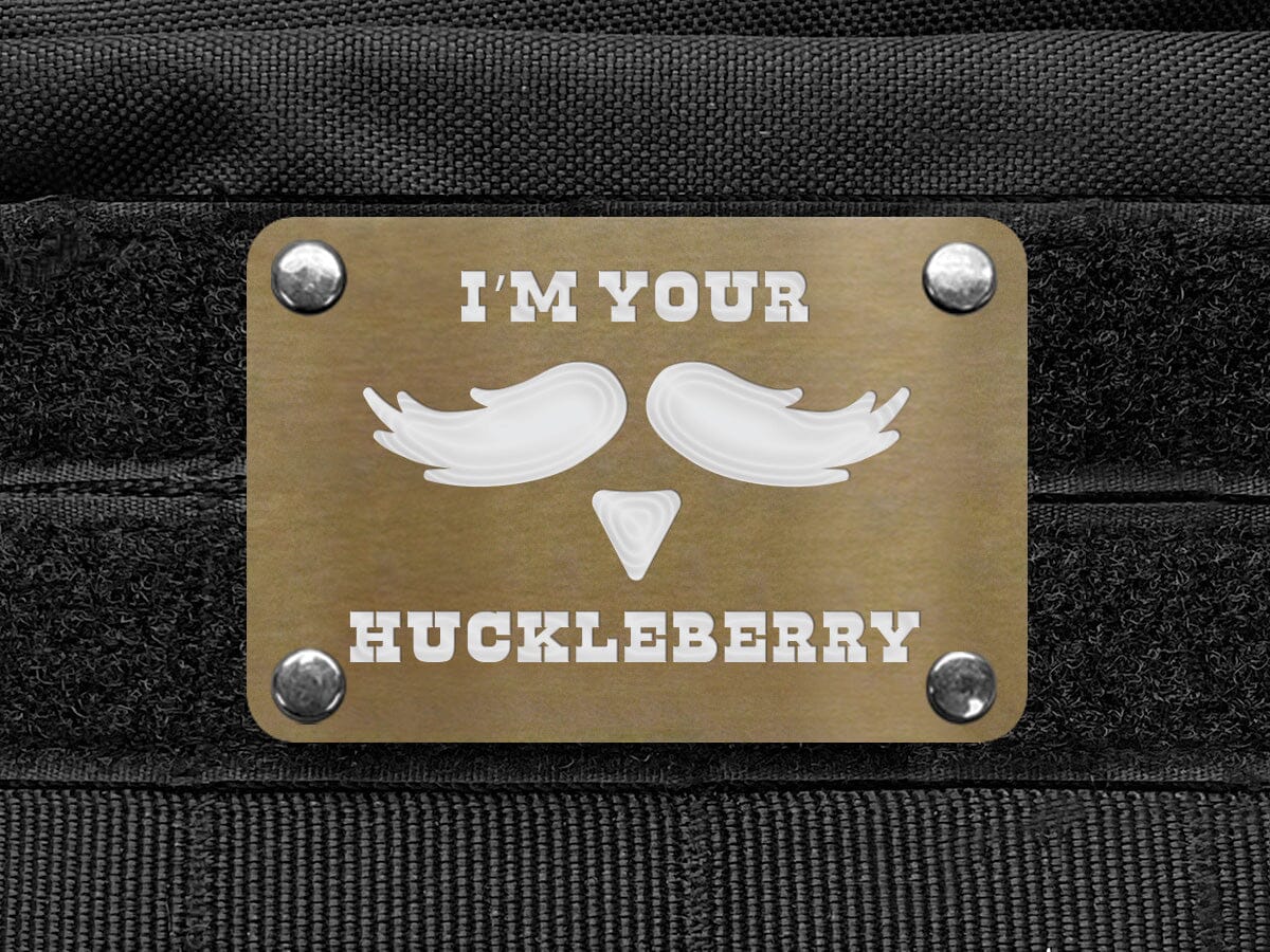 Milspin I'm Your Huckleberry Metal & Velcro Morale Patch Morale Patch MilSpin 