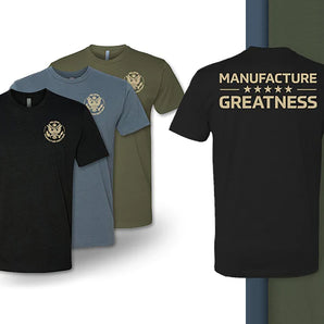 Milspin 'Manufacture Greatness' T-Shirt Shirt MILSPIN 