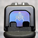 Milspin Masonic Slide Back Plate Glock Slide Back Plate MilSpin Glock 43, 43X, 48  