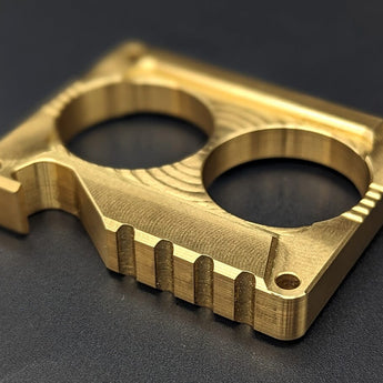 Milspin 3/4lb Brass Knuckle Saint Michael Solid Brass Paperweight – MILSPIN