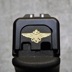 thumbnail image 2 of Senco Tn11g1p 1-3/8 Pin Nailer Hammer Glock 43x Backplate Milspin CNC Milled 3D Engraved Slide Back Plate Compatible With Glock Gen 1 5 I 3 Dimensional I Made In Usa 3d St 2 of 11