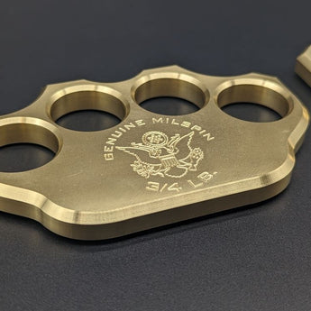 American Flag Heavy Duty Brass Knuckle Duster Paper Weight