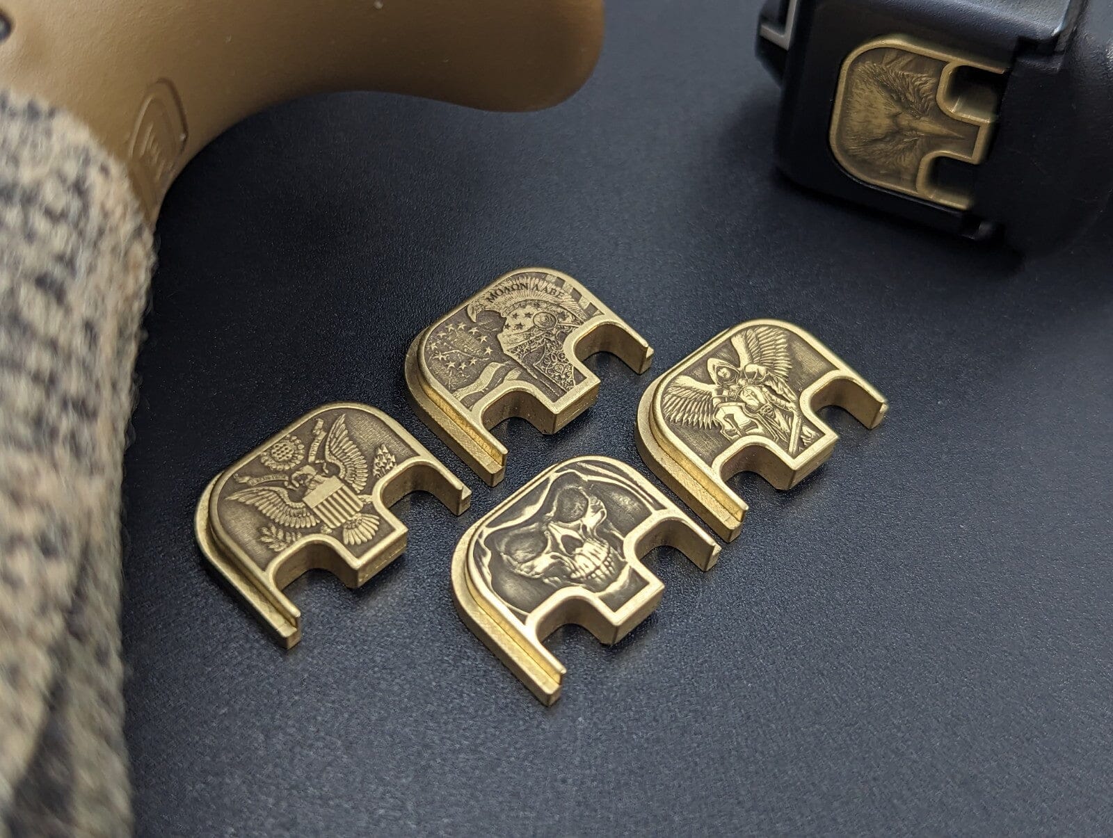 JST Designs Celtic Cross Slide Plate For Glock & P80 – Stainless Steel, 9mm