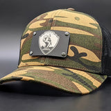 Save a Warrior Patch on Camo Hat
