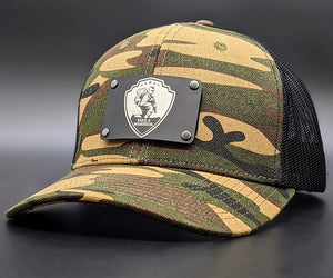 Save a Warrior Patch on Camo Hat