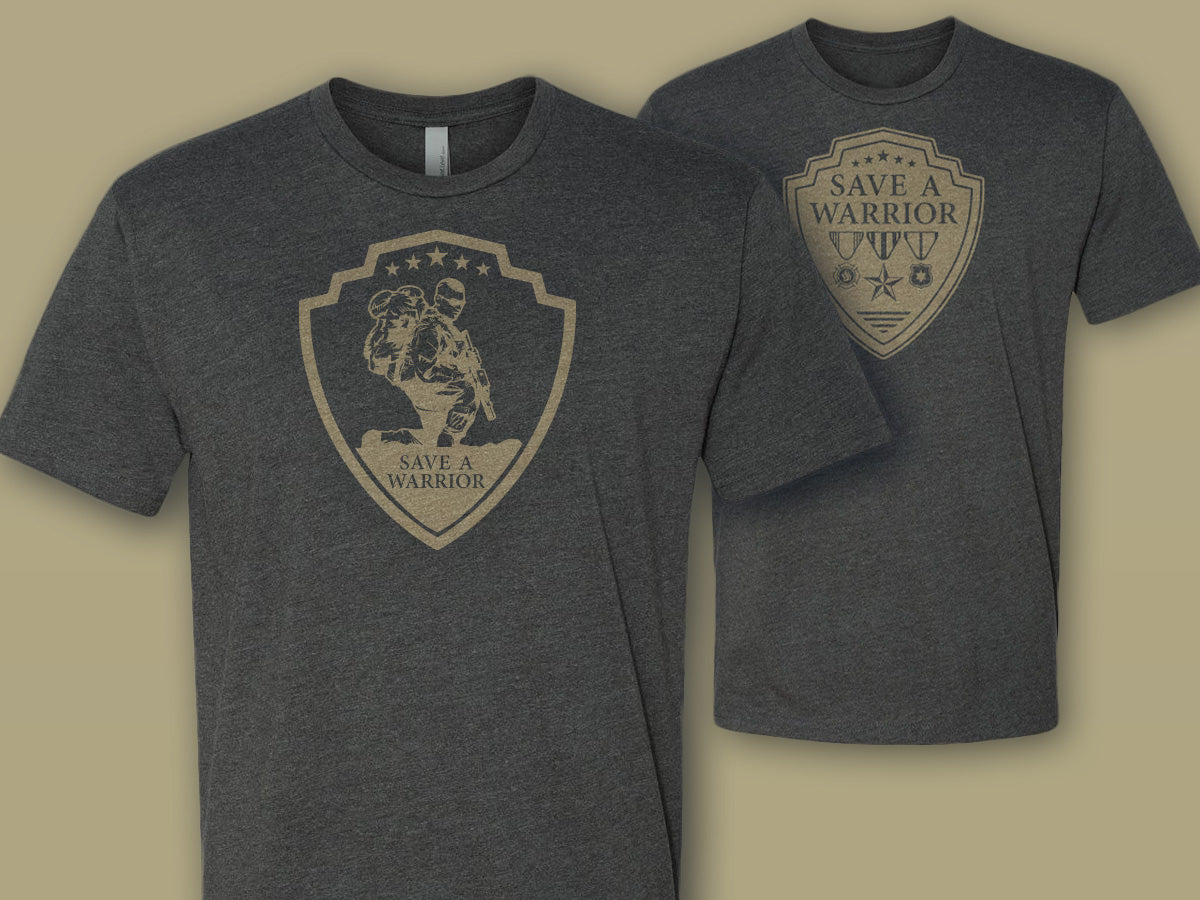 Save A Warrior™ Logo T-Shirt MILSPIN 