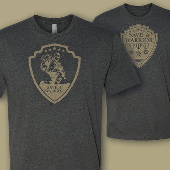 Save A Warrior™ Logo T-Shirt MILSPIN 