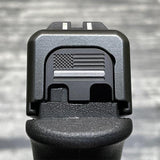 Milspin Thin Grey Line (Corrections) Stainless Steel Slide Back Plate Glock Slide Back Plate MilSpin 