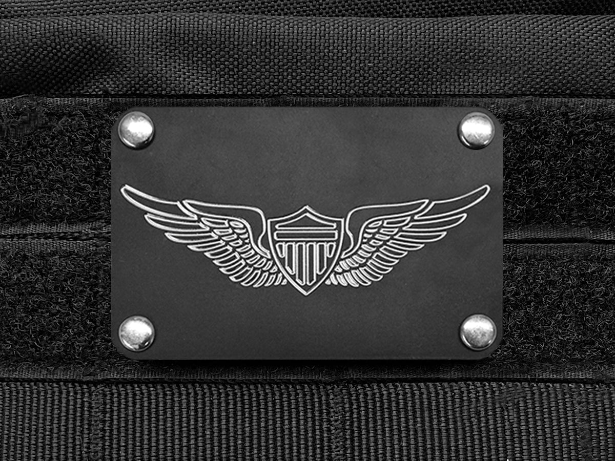 Milspin Army Aviator Wings Insignia Metal Morale Patch Morale Patch MilSpin 