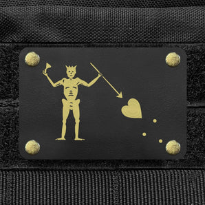 Milspin Blackbeard Navy Logo Metal Morale Patch Morale Patch MilSpin 