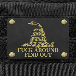 Milspin F*ck Around Find Out Metal & Velcro Morale Patch Morale Patch MilSpin 
