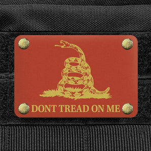 Milspin Dont Tread on Me Gadsden Metal Morale Patch Morale Patch MilSpin 