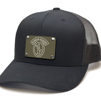 Milspin Snap-Back Velcro Hat + CURVED - Honor Guard Patch Velcro Hat With Patch MilSpin 