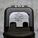 Milspin Custom Engraved NAVY Slide Back Plate (Over 100 Navy Emblems) Glock Slide Back Plate MilSpin