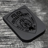 Milspin NYPD Logo Patch Magazine Base Plate Glock Magazine Base Plates MilSpin 