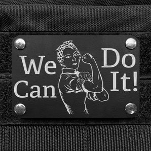 Milspin Rosie the Riveter "We Can Do It" Metal Morale Patch Morale Patch MilSpin 