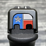 Milspin Tri-Color Texas Flag Slide Back Plate Glock Slide Back Plate MilSpin 