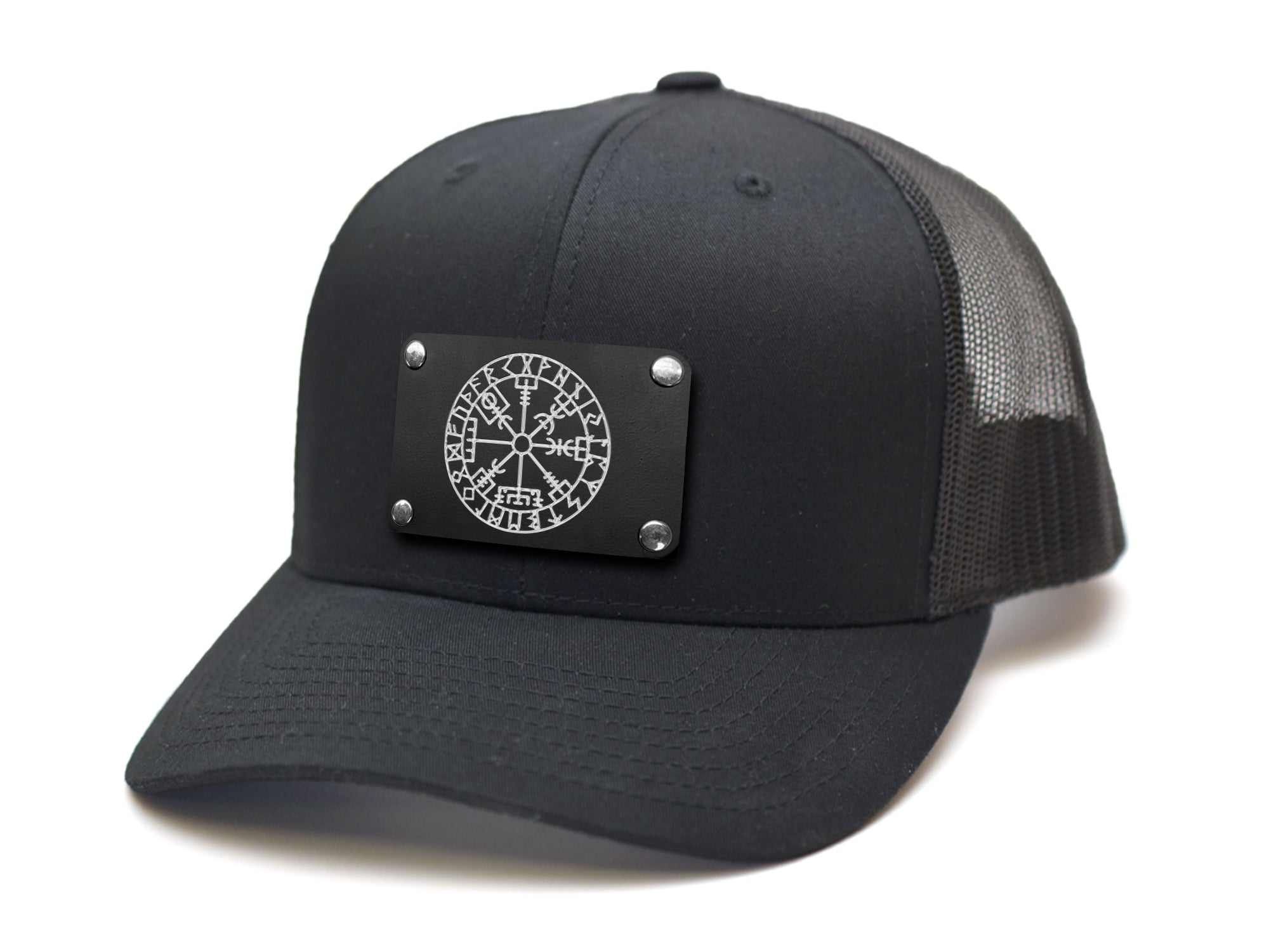 Milspin Snap-Back Velcro Hat + CURVED - VEGVISIR Patch Velcro Hat With Patch MilSpin 