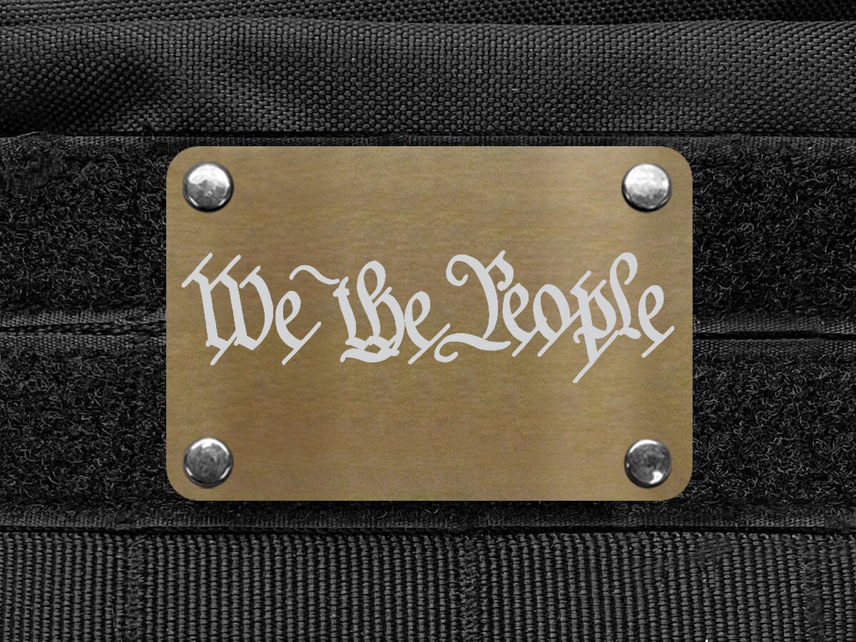 Milspin We The People Metal Morale Patch Morale Patch MilSpin 