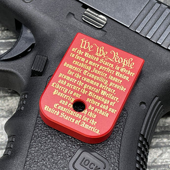 Milspin We The People (Preamble) Magazine Base Plate Glock Magazine Base Plates MilSpin 